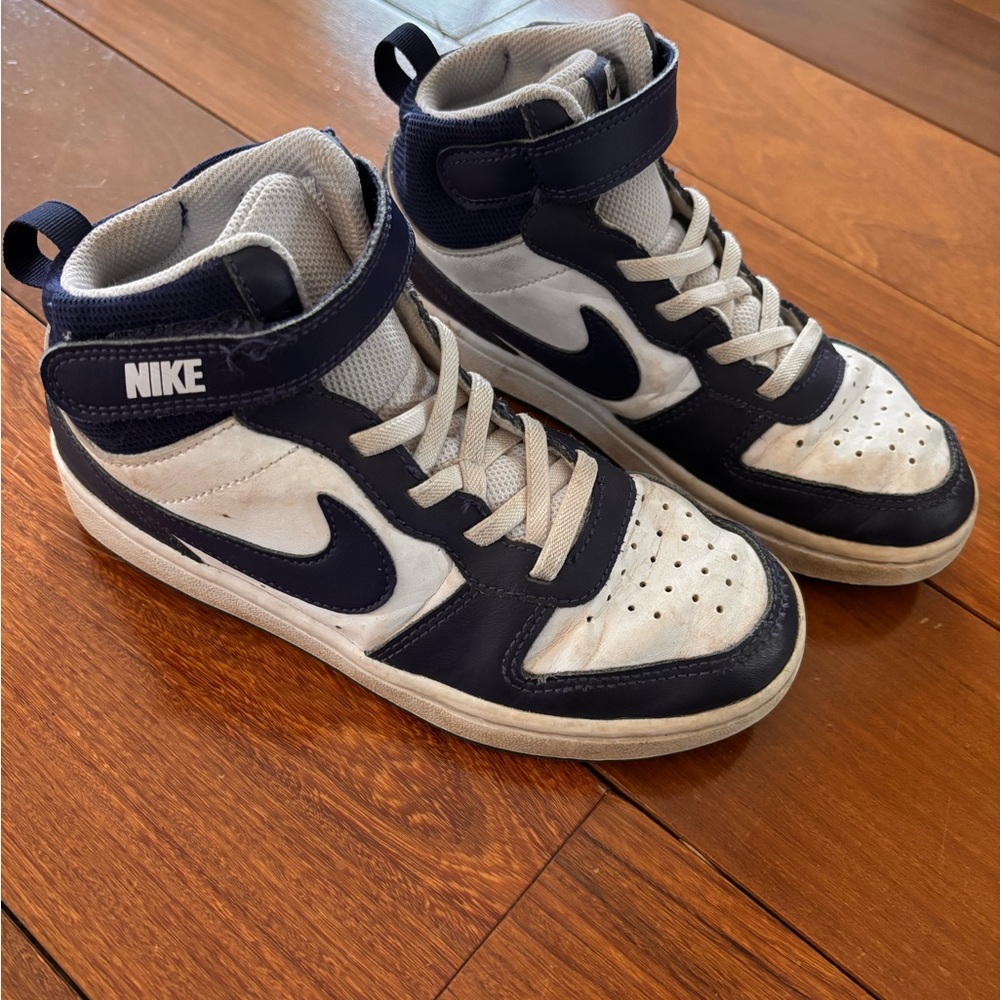 Nike High-Top Sneakers - Navy and White